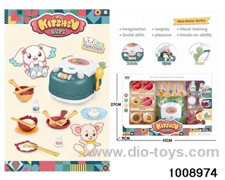 Electric rice cooker toys in window box