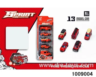 1:64 alloy fire protection suit (5 pcs) in window box