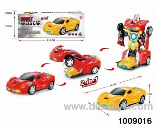 Electric variant vehicle in color box