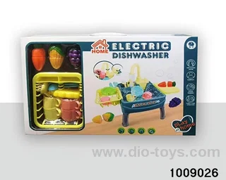 Electric dishwasher in window box