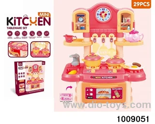 Clock table in color box