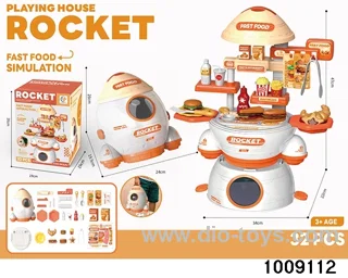 Fast food rocket set in color box