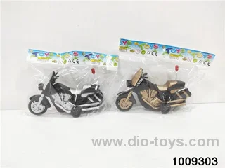 pull-back motorcycle in opp bag