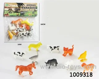 10pcs Animal suit in PVC bag