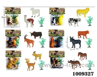 2pcs Animal suit 6 sets mixed loading in PVC bag