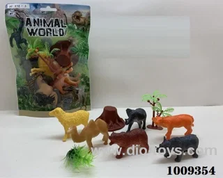 6pcs Animal suit in bag