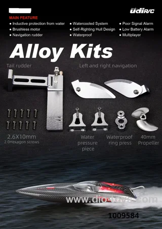 2.4G BRUSHLESS RC HIGH SPEED BOAT 65CM IN COLOR BOX