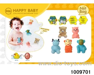 Water soft rubber doll in Net bag
