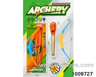bow and arrow in color box