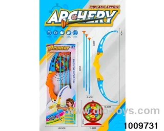bow and arrow in color box