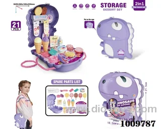 kitchen  backpack set in paper card