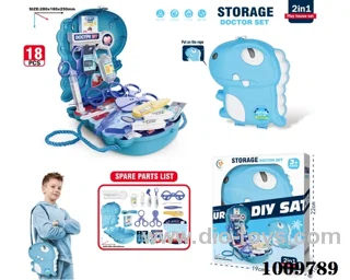 Doctor backpack set in corlor box