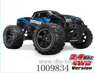 1/16 SCALE ELECTRIC 4WD 2.4GHZ RC OFF-ROAD BRUSHED MONSTER TRUCK STRUCK-red and blue
