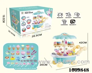 ice cream truck with light&music not include in Hand box