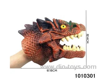 Regenerative Dragon Hand puppet in opp bag