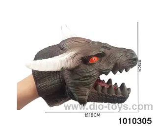Oxhorn Flying Dragon Hand puppet in opp bag