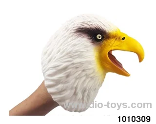 White eagle Hand puppet in opp bag