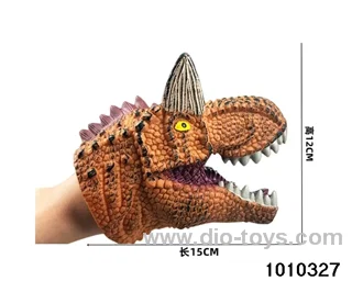 Small Bull Dragon Hand puppet in opp bag