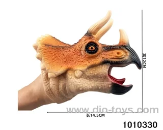Small Triceratops Hand puppet in opp bag