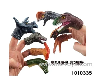 Dinosaur finger sleeve in 8pcs opp bag