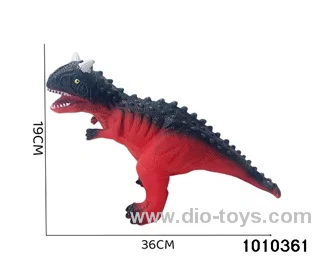 Dinosaur toys Stretching length 36, height 19 in Hangtag（red）