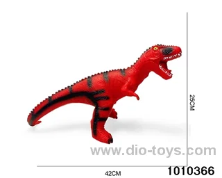 Dinosaur toys Stretching length 60, height 26 in Hangtag（red）