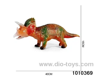 Dinosaur toys Stretching length 40, height 15 in Hangtag（Orange）