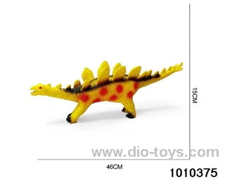 Dinosaur toys Stretching length 46, height 15 in Hangtag（yellow）