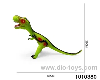 Dinosaur toys Stretching length 53, height 26 in Hangtag（green）