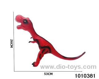 Dinosaur toys Stretching length 53, height 26 in Hangtag（red）