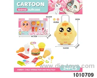 Chicken storage box toy in window box