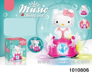 B/O Snowflake KT Cat W L/M in color box