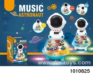 B/O gear flying saucer astronaut in color box