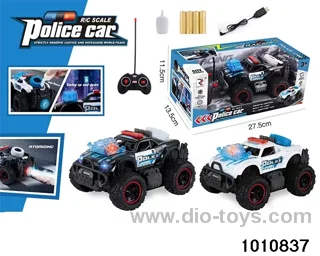 Spray off-road RC warning vehicle (including electricity) in window box