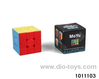 Rubik's cube in color box