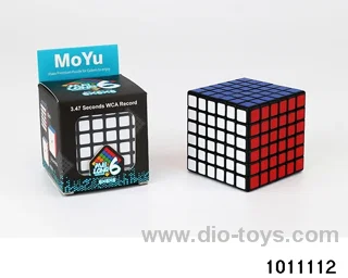 Rubik's cube in color box