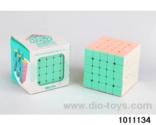 Rubik's cube in color box