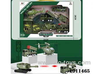 pull back car set in color box