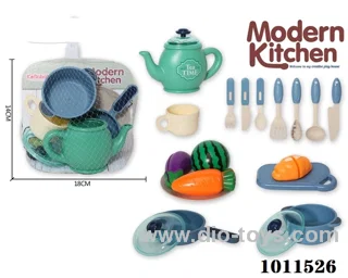 kitchen set in net bag