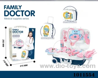 Medical equipment set in color box