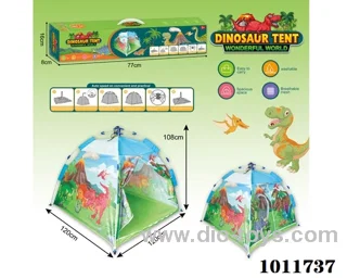 Self-folding tent in Color box