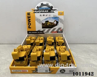8pcs Engineering vehicle in Display box