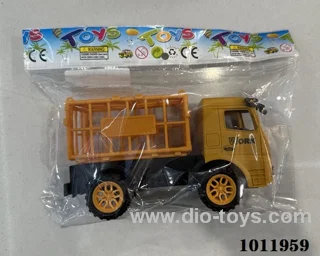 Engineering vehicle with cage in opp bag