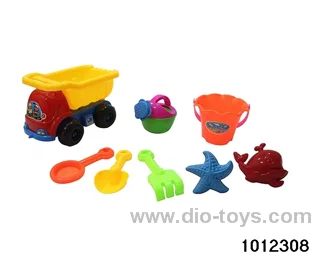 beach toys（8pcs）in Net bag