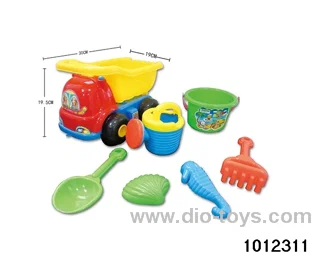 beach toys（7pcs）in Net bag