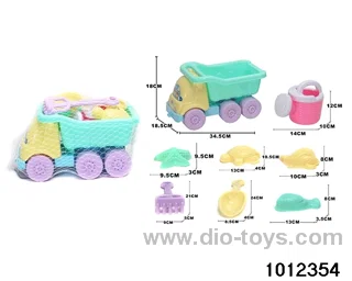 beach toys（8pcs）in Net bag