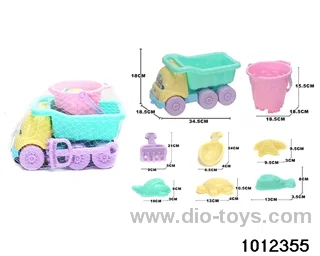 beach toys（8pcs）in Net bag