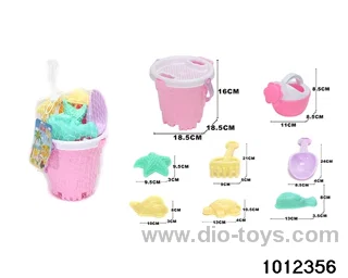 beach toys（9pcs）in Net bag