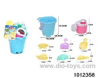 beach toys（8pcs）in Net bag