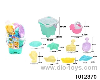 beach toys（11pcs）in Net bag